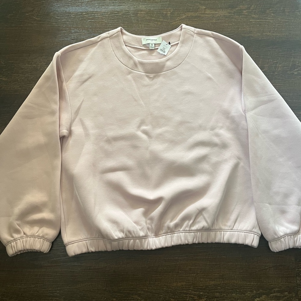 Banana Republic Soft Pink Crewneck Top